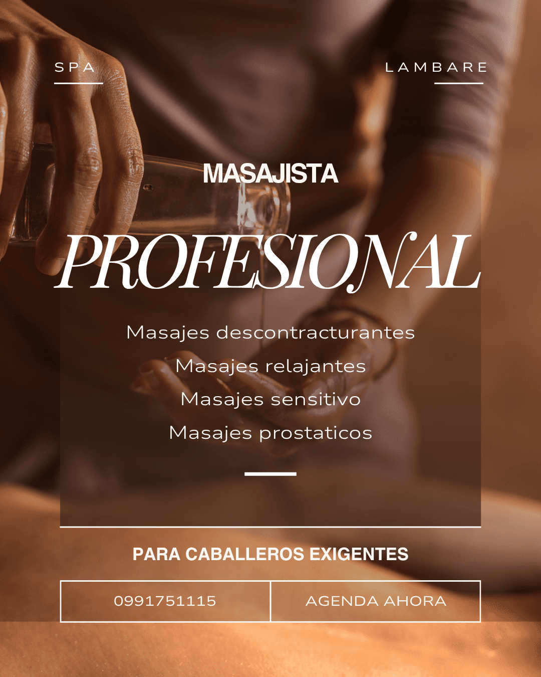 MASAJISTA PROFESIONAL